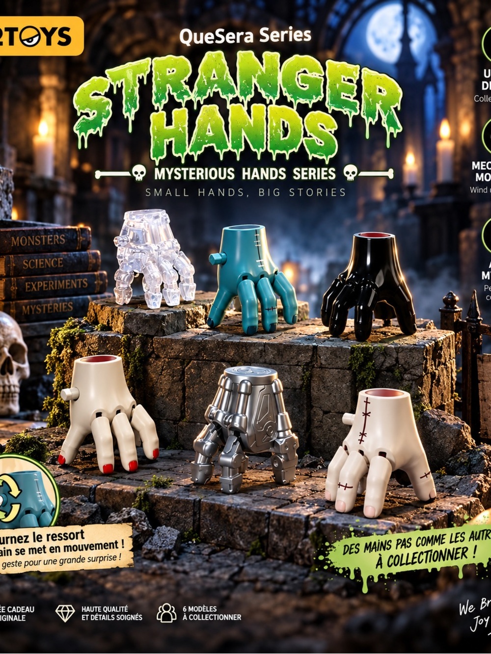 NWT 52TOYS Quesera Stranger Hands Wind-Up Blind Box – Single Sealed Box availabl